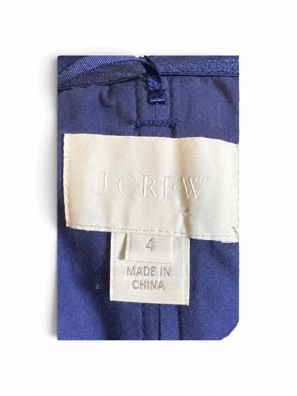 J.Crew Royal Blue Strapless Pleated Bodice Sheath Cocktail Dress Size 4 NWT